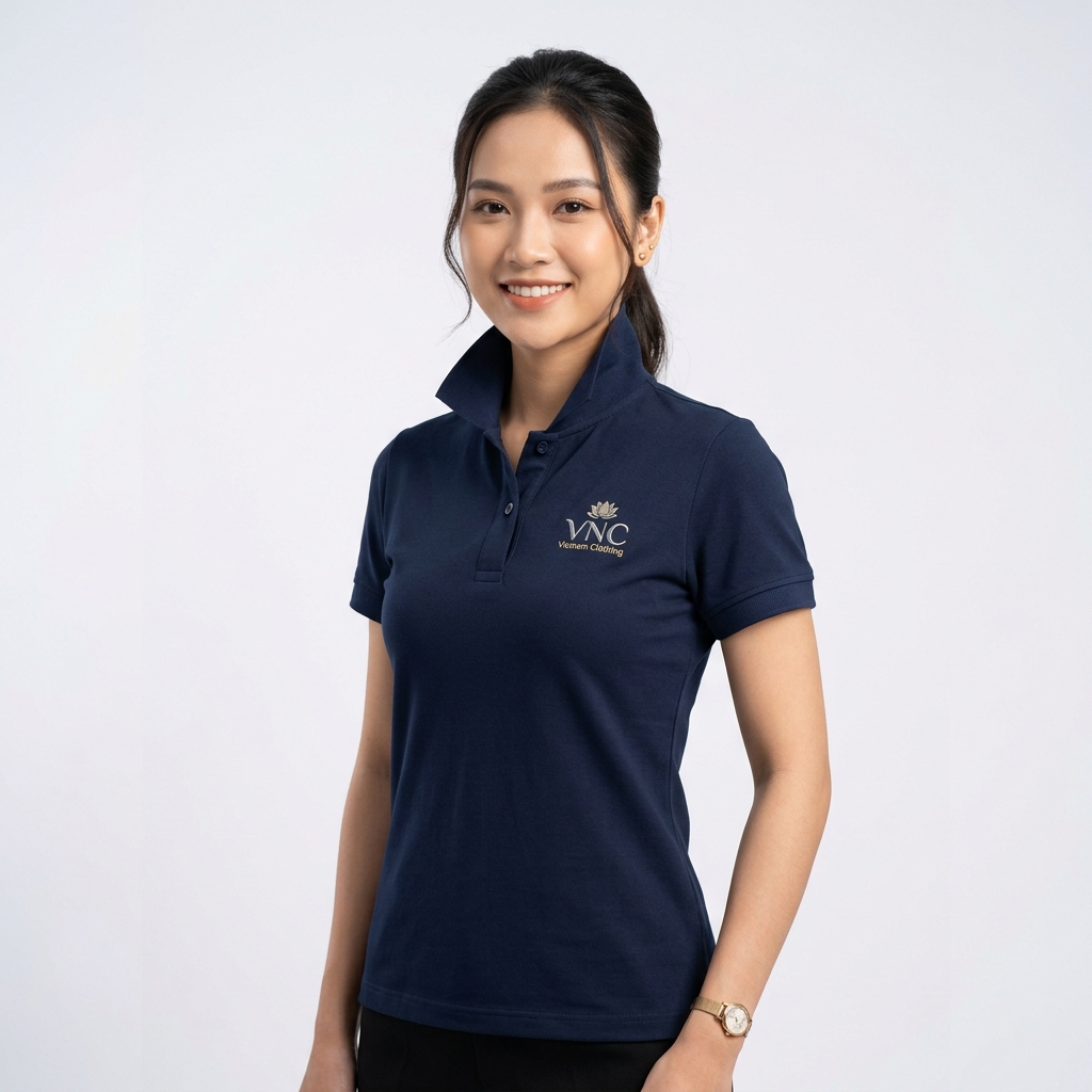 Áo Polo Nữ Classic White Sporty Repsaigon