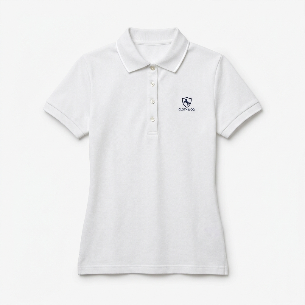 Áo Polo Nữ Classic White Sporty Repsaigon